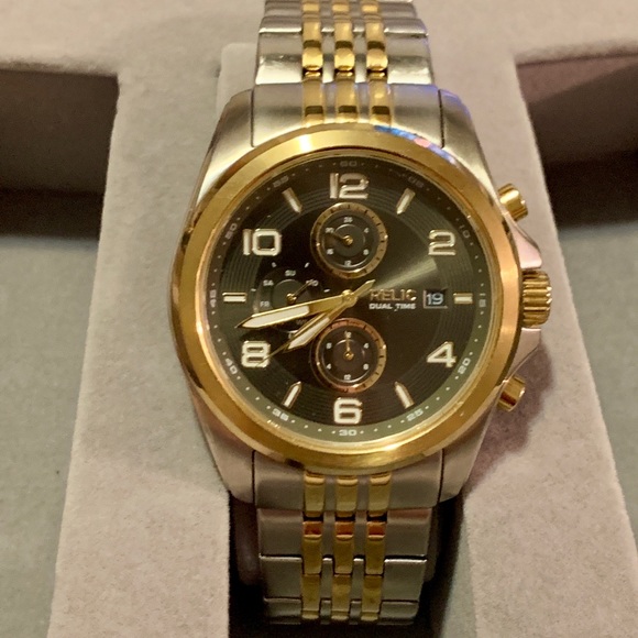 Relic Watch Relic Dual Time Mens Watch 